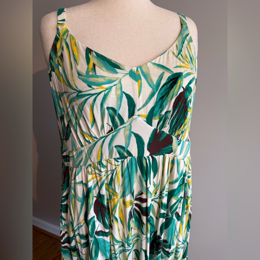 NWT Torrid Super Soft Tropical Print Midi Dress - Torrid Size 3 (22-24, 3X) - Picture 5 of 16